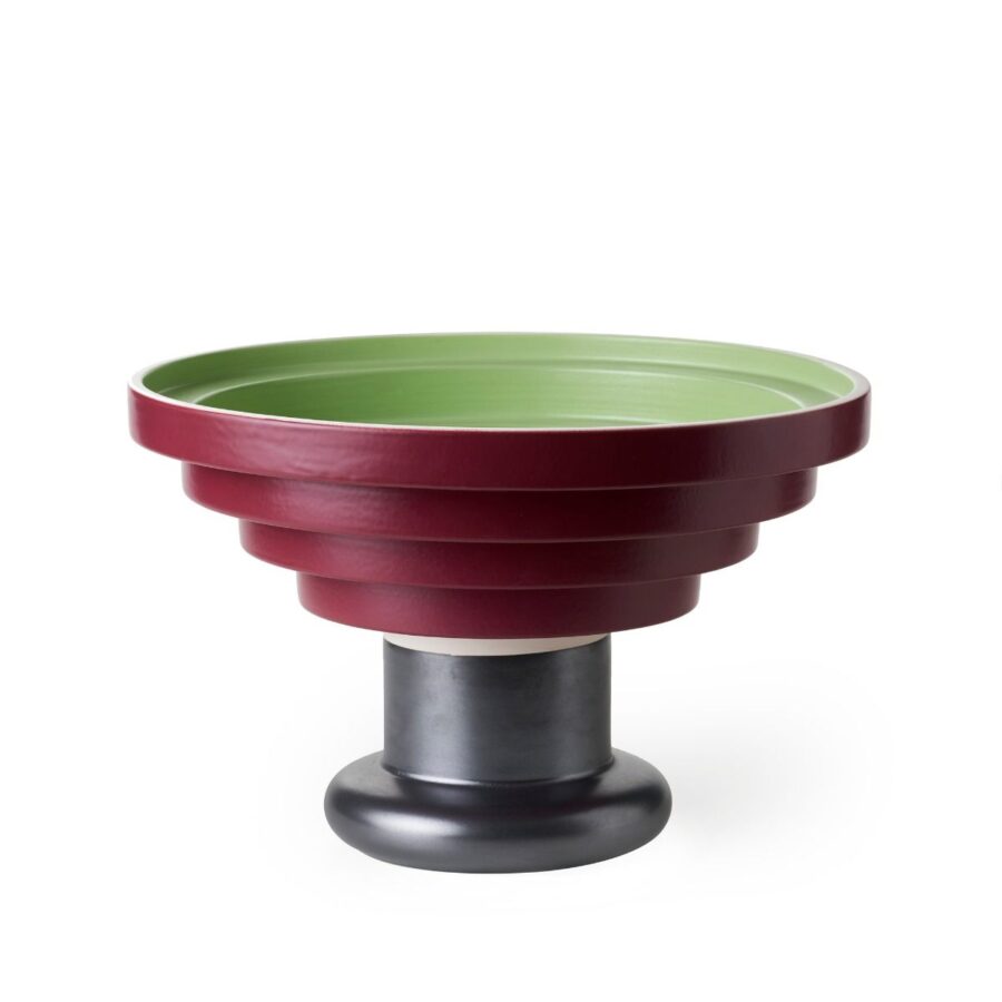E. Sottsass for Bitossi raised bowl