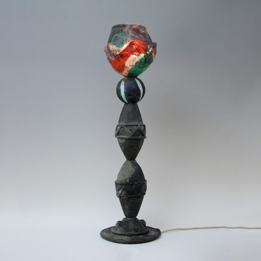 Unik gulvlampe-/ skulptur av Ermanno Nason, Murano