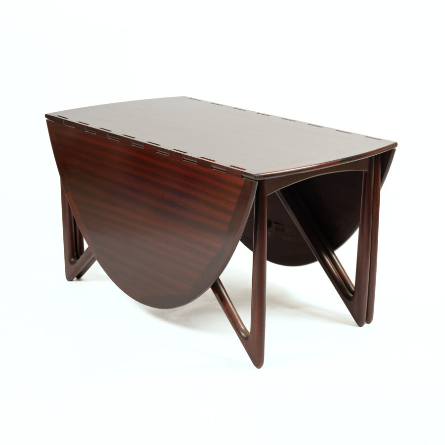 Vintage drop-leaf table by Kurt Østervig