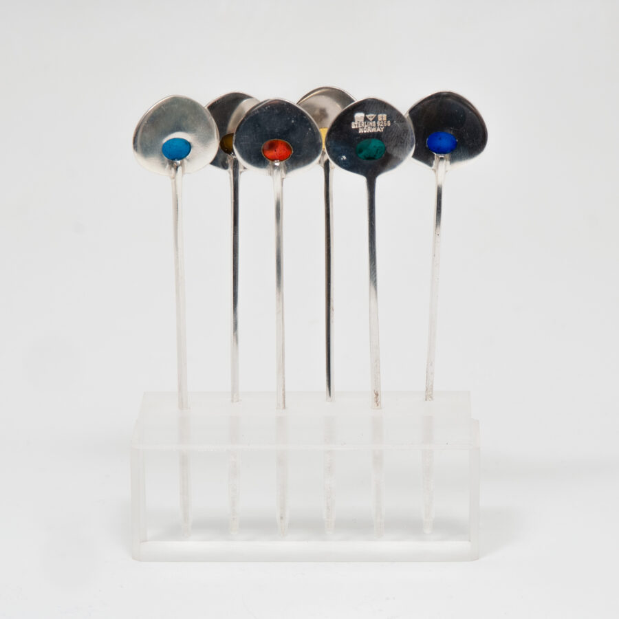 Vintage cocktail sticks by Tone Vigeland