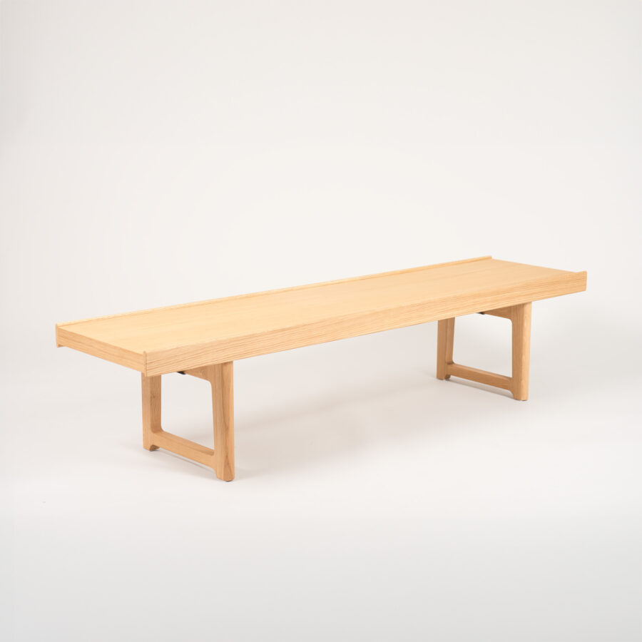 Krobo bench special edition, oiled oak design T. Afdal