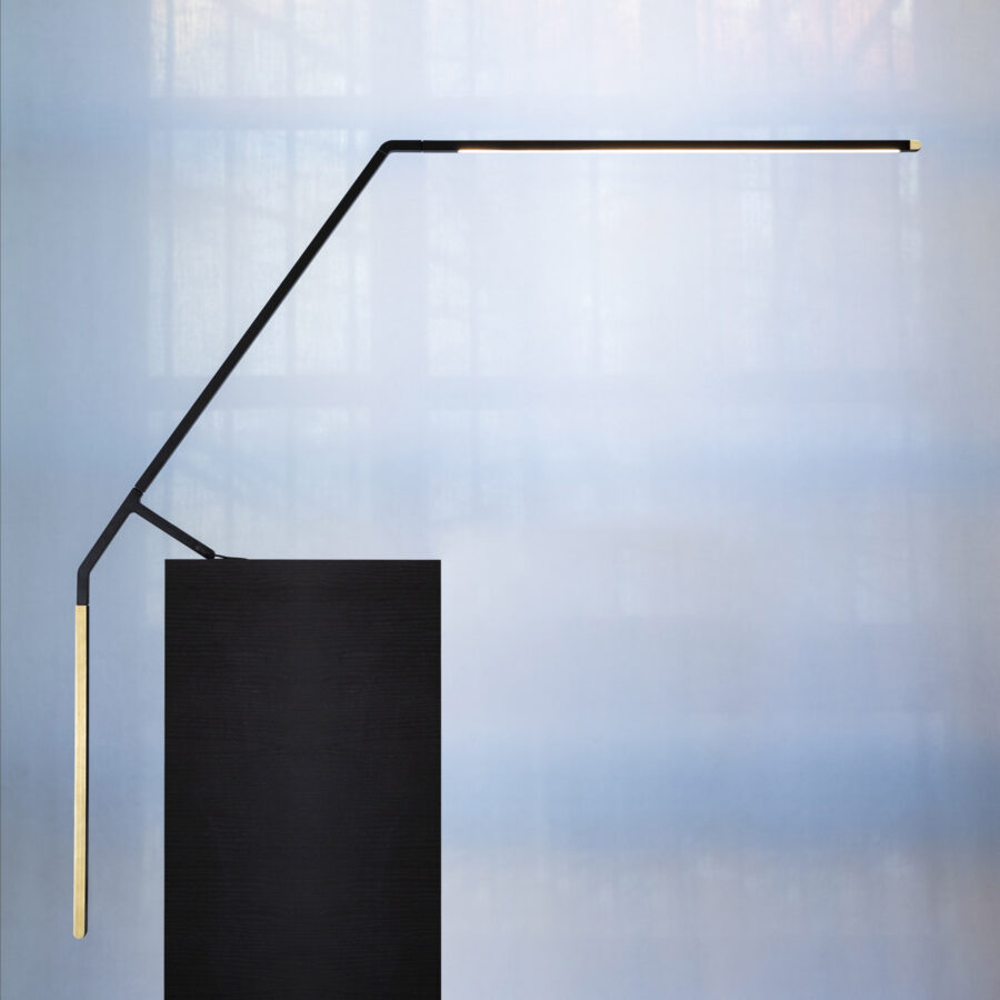 Bird table lamp by Bernhard Osann