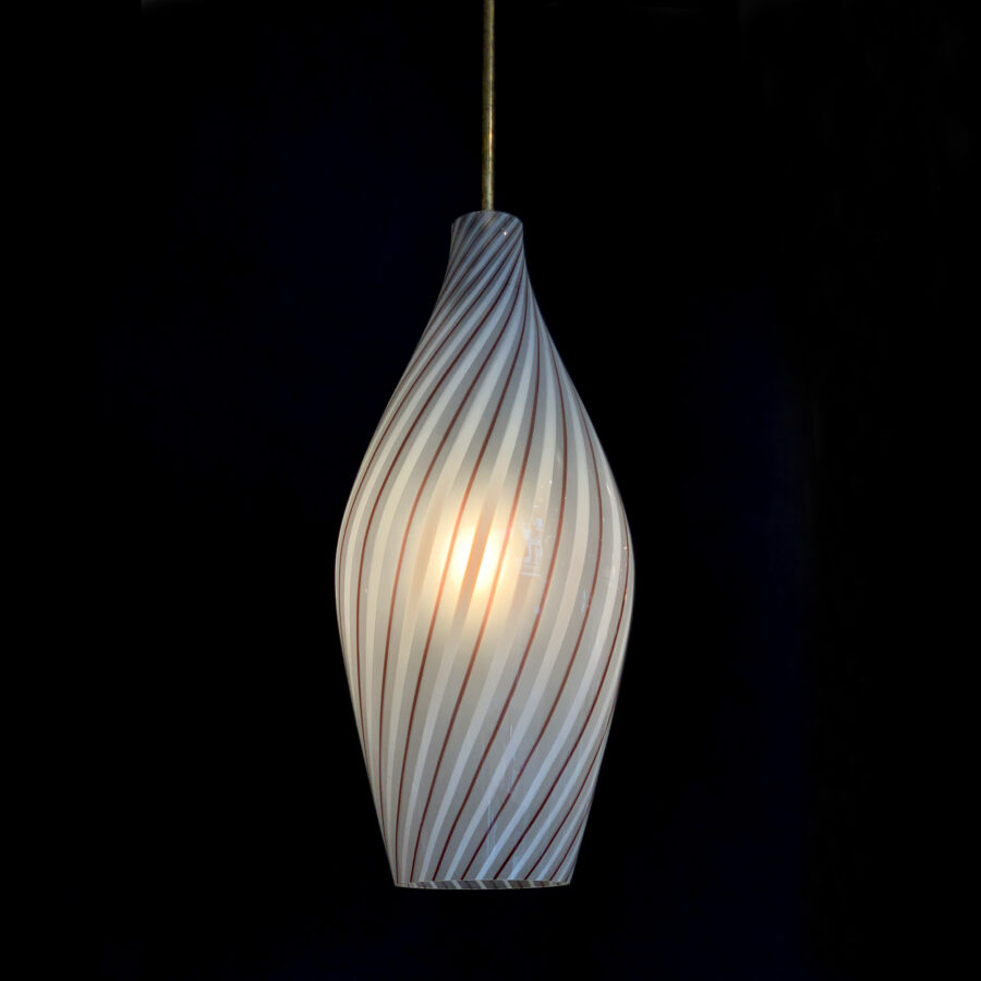 German art-glass pendants