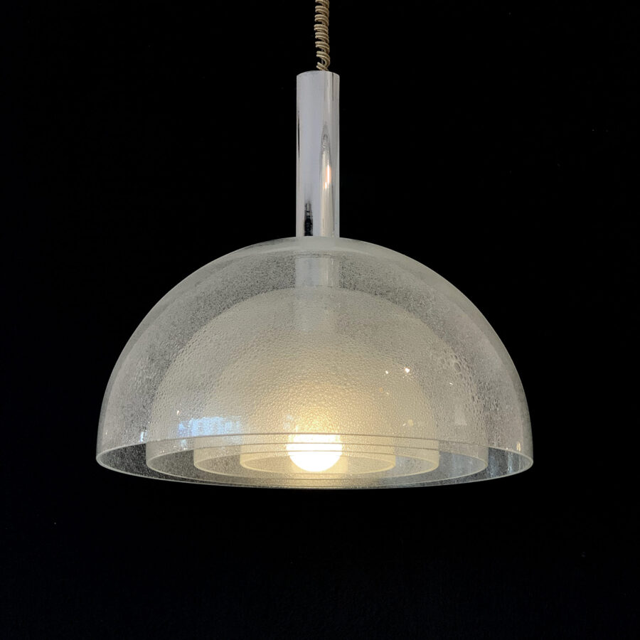 Vintage Mazzega glass pendant LS 173