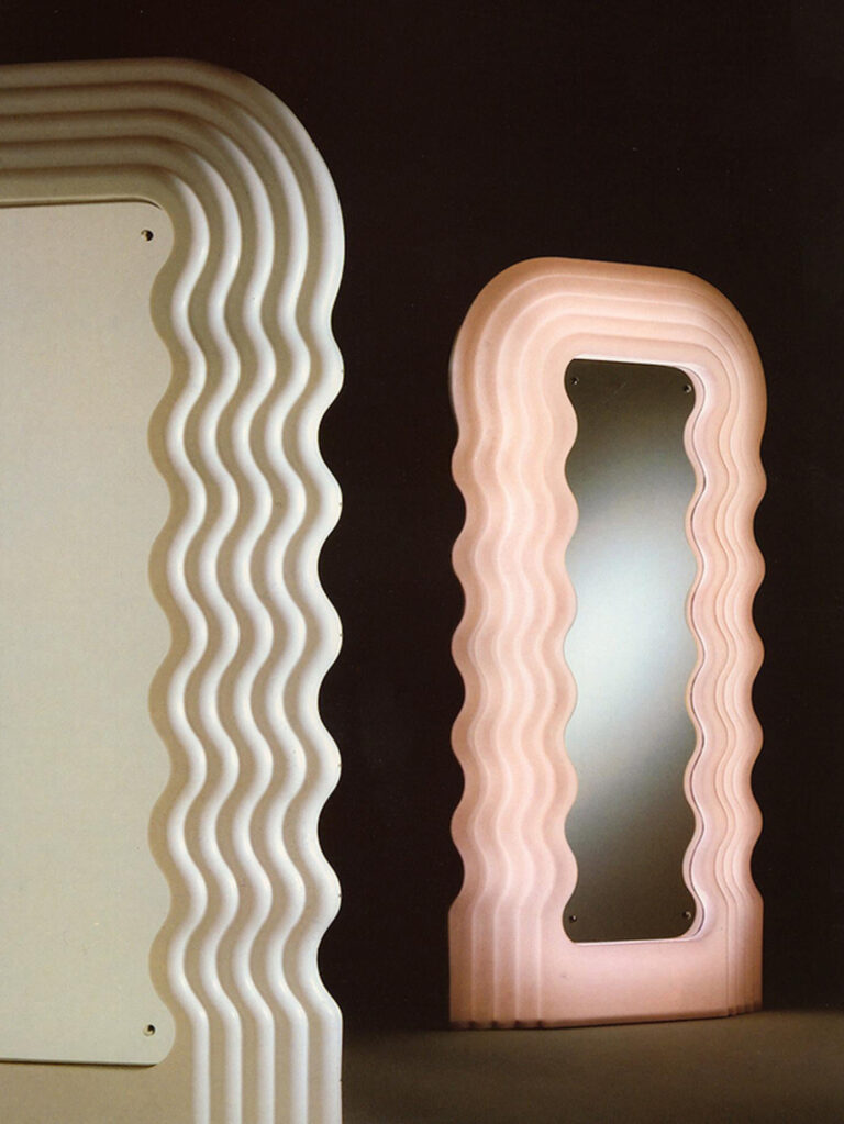 Ultrafragola mirror by Ettore Sottsass Utopia Retro Modern