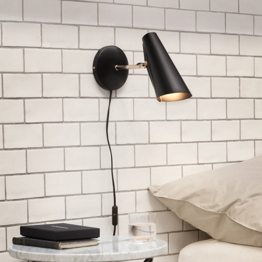 Birdy Vegglampe Kort design Birger Dahl