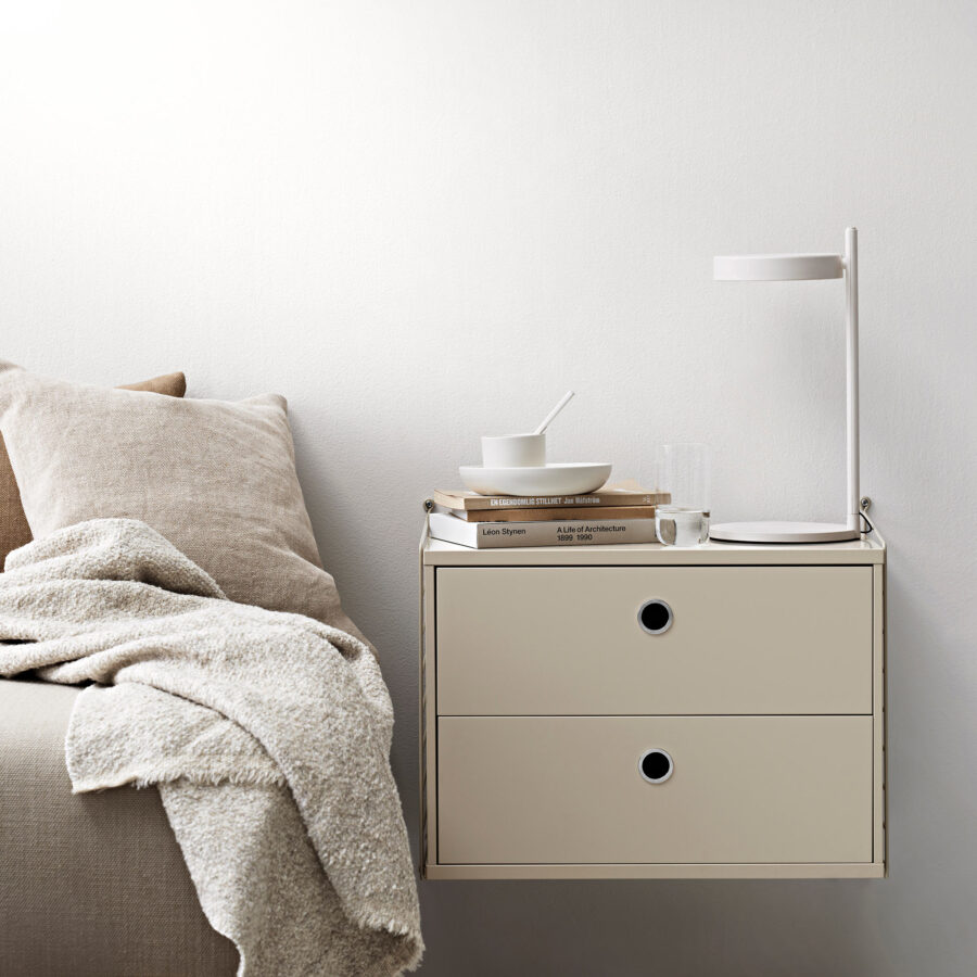 String bedside table