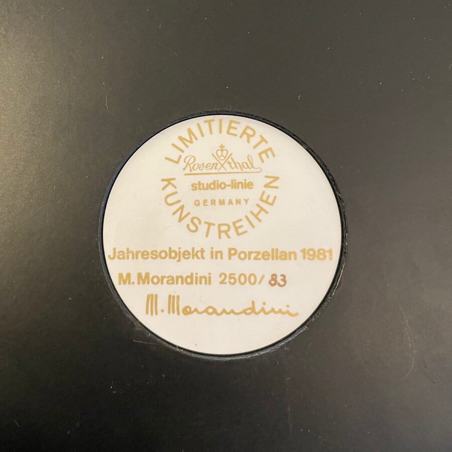 Marcello Morandini Plate for Rosenthal