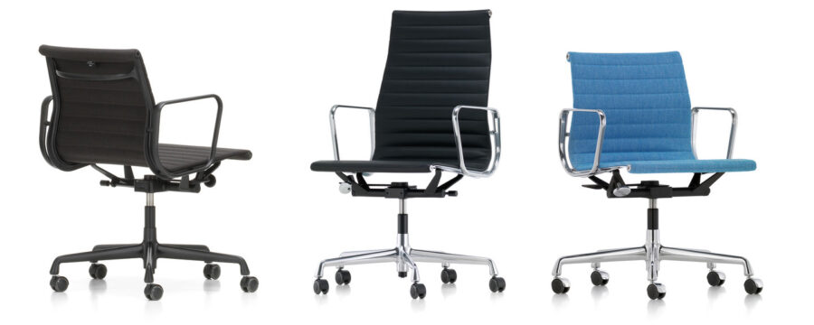Eames Aluminium Chair EA 117 fra Vitra