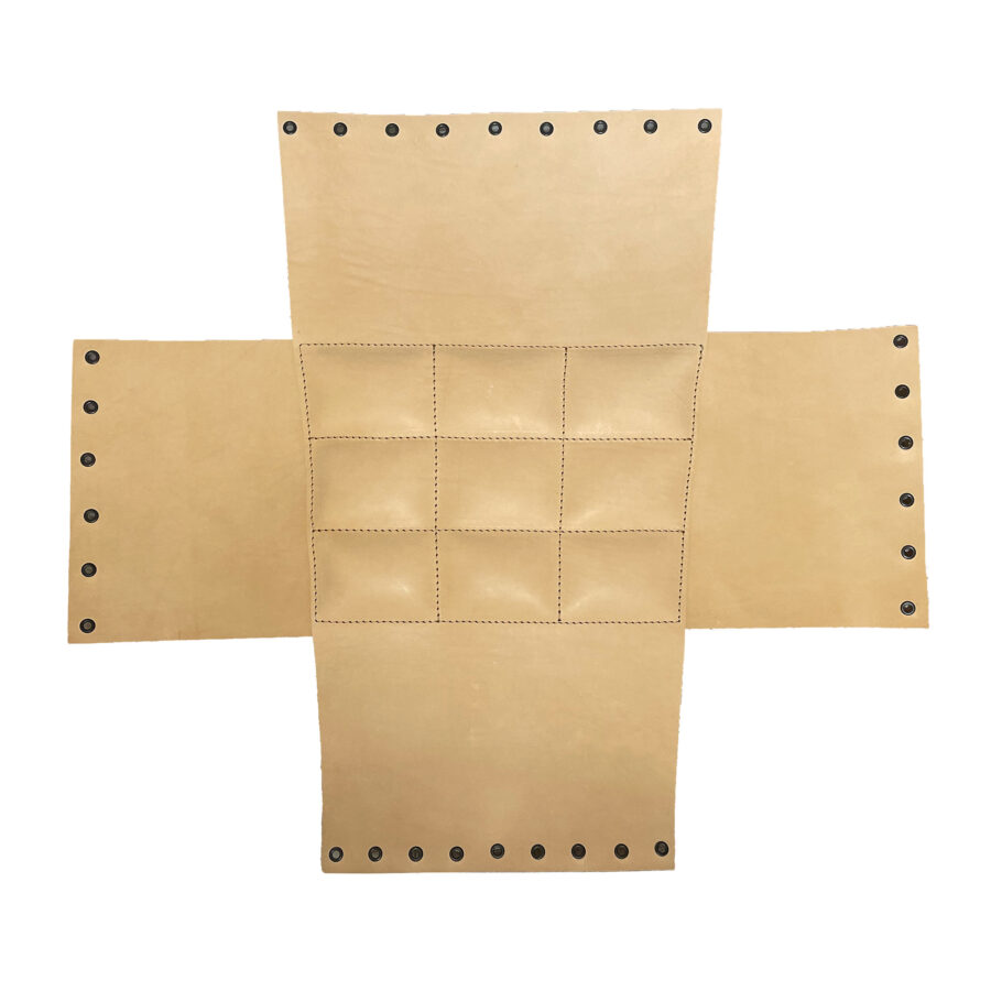 Leather seat replacement for Bambi Chair 57 natural leather including shipping