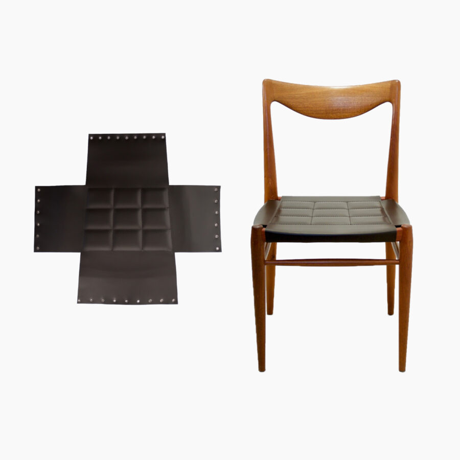 Leather seat replacement for Bambi Chair 61/1