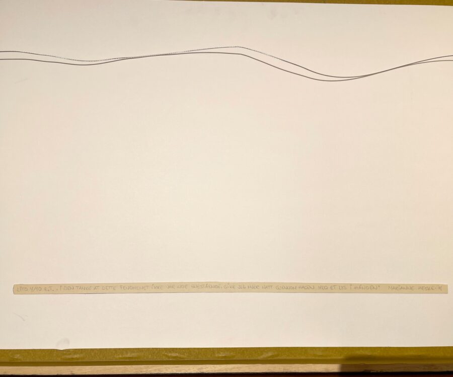Marianne Heske diptyk - I den tanke..