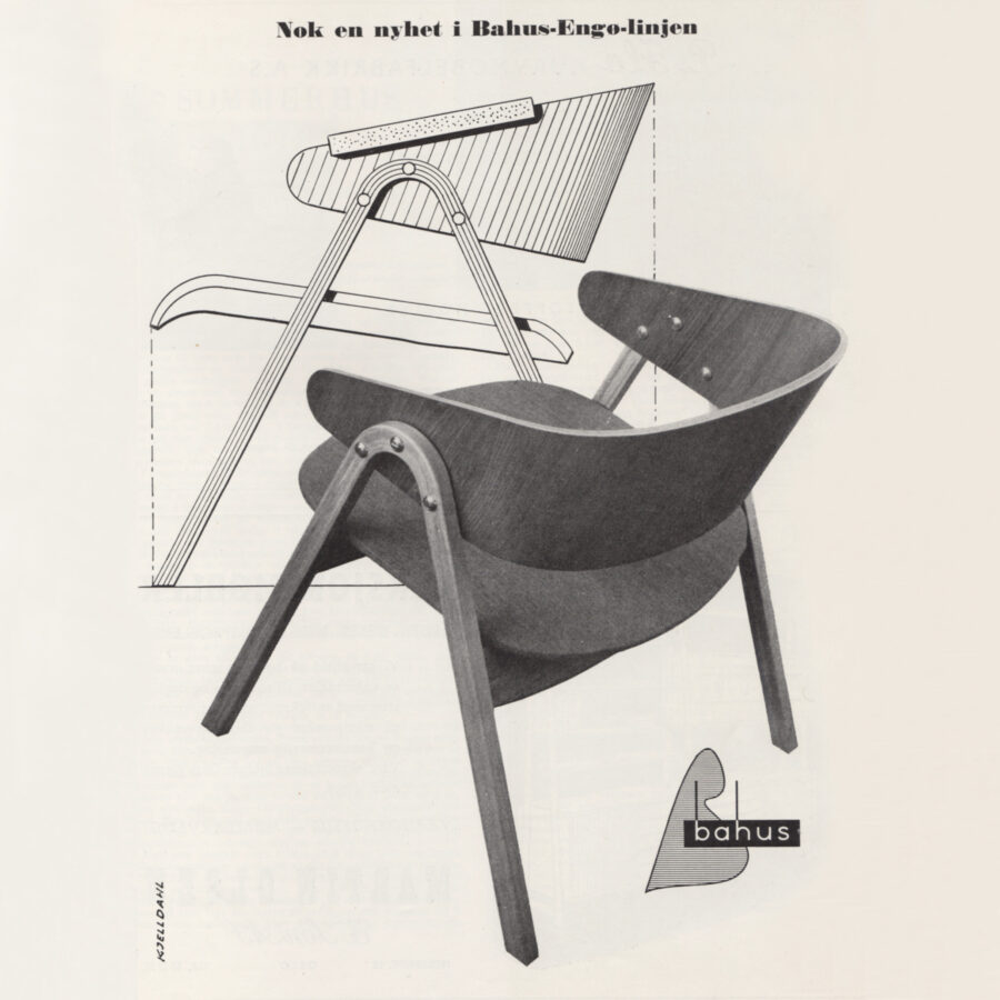 Bjørn Engø - rare Engø-line lounge chair model "B"