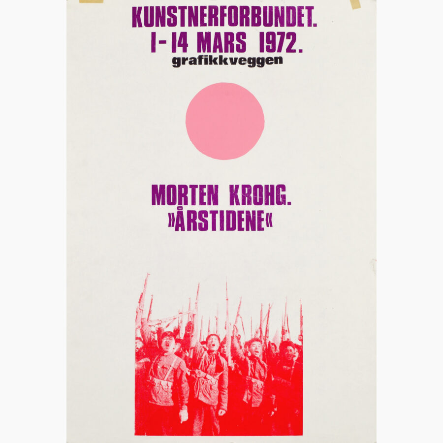 Morten Krohg - Årstidene utstillingsplakat
