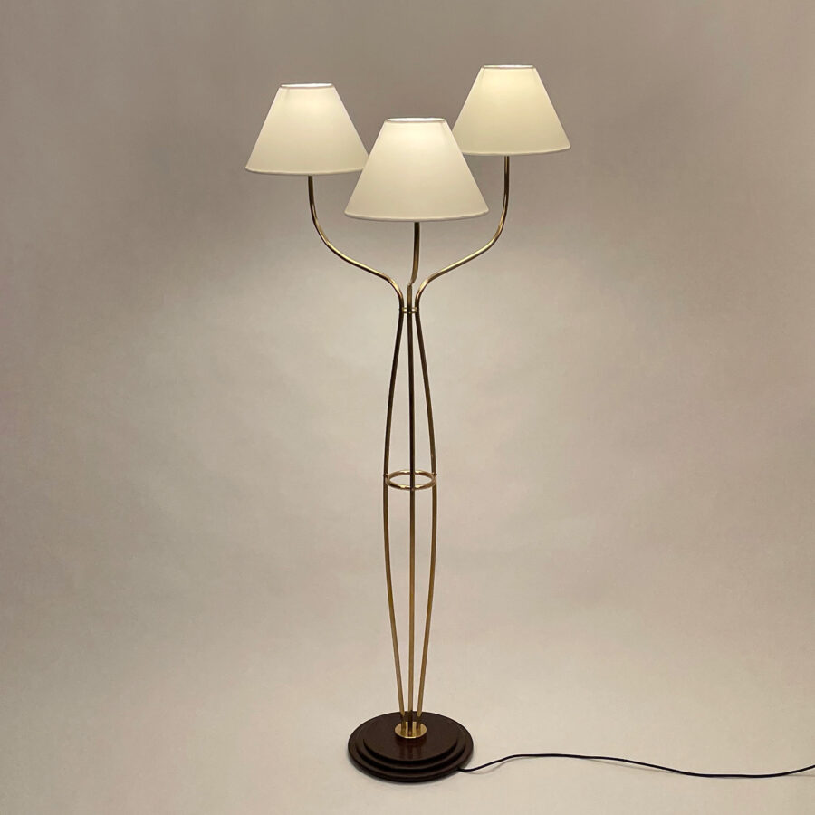 Vintage Scandinavian 3-arms floor lamp