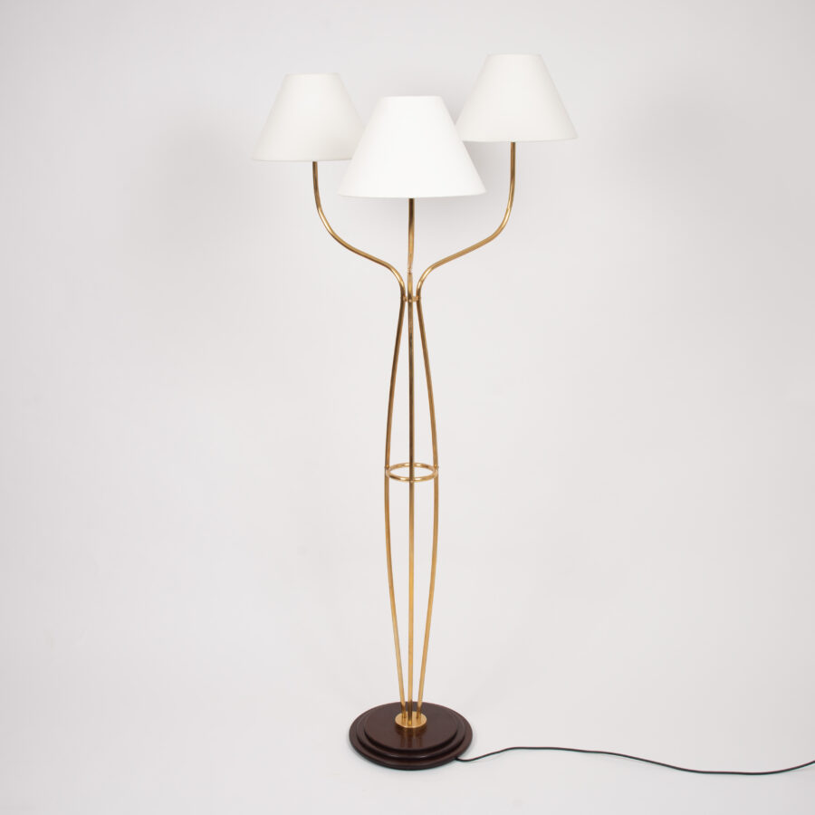 Vintage Scandinavian 3-arms floor lamp
