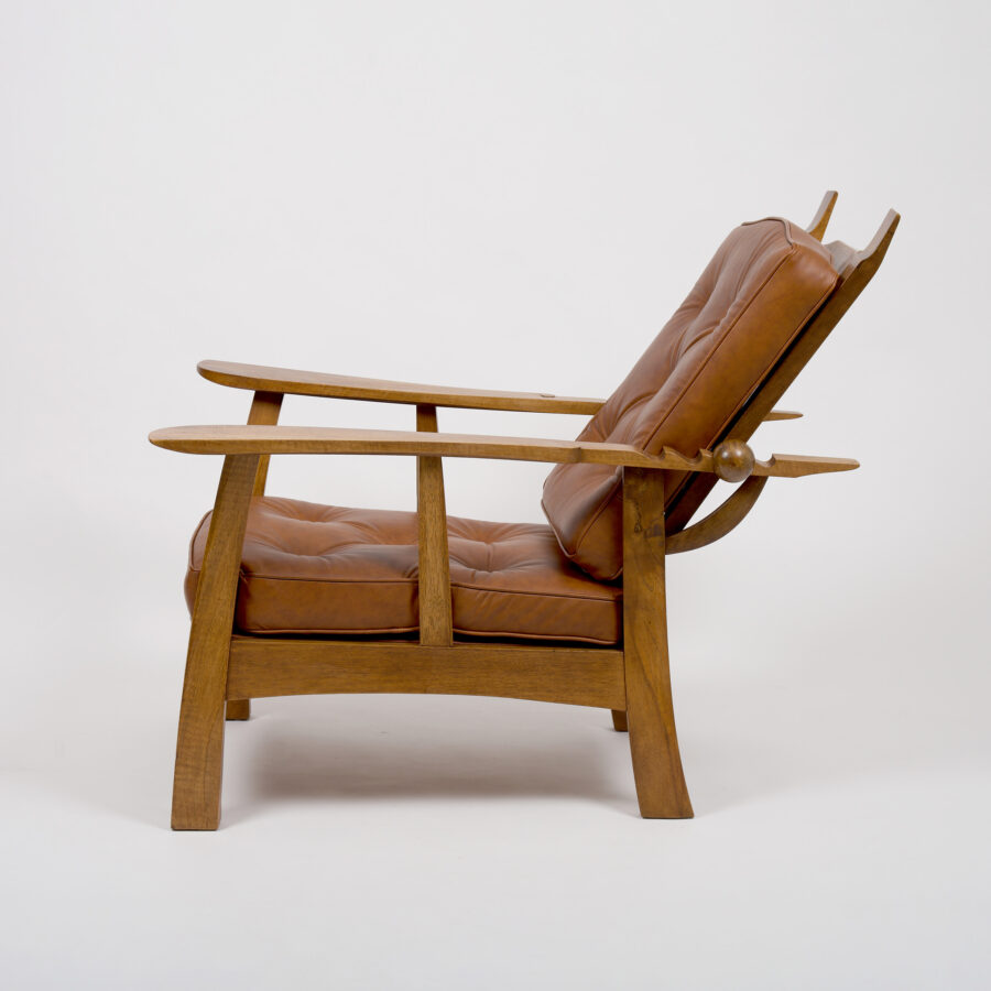 Rare Kanadier armchair by Hugo Gorge