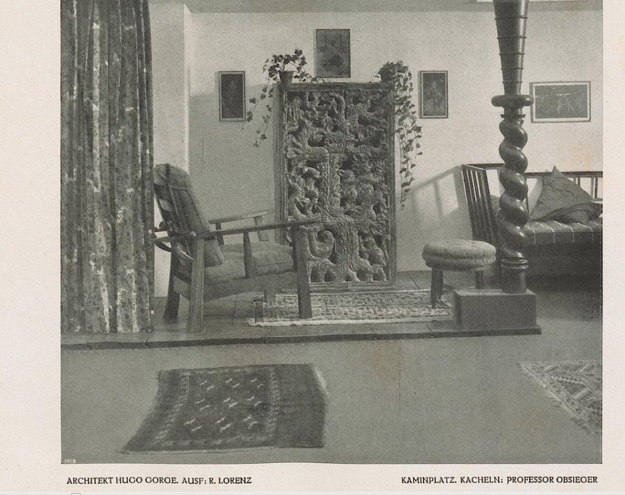 Rare Kanadier armchair by Hugo Gorge
