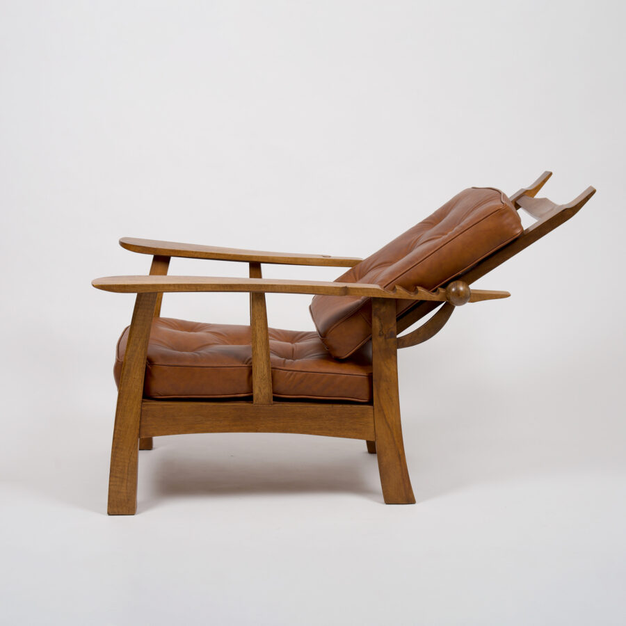 Rare Kanadier armchair by Hugo Gorge
