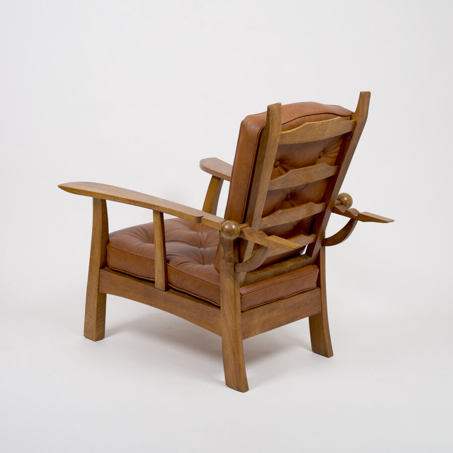 Rare Kanadier armchair by Hugo Gorge