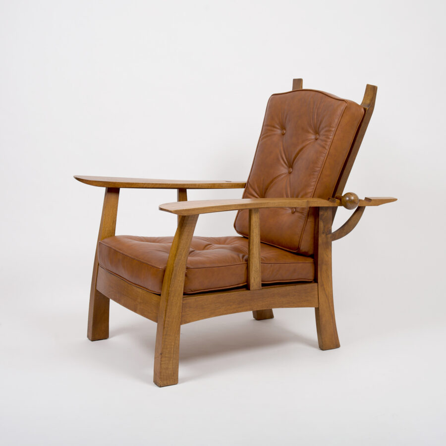 Rare Kanadier armchair by Hugo Gorge