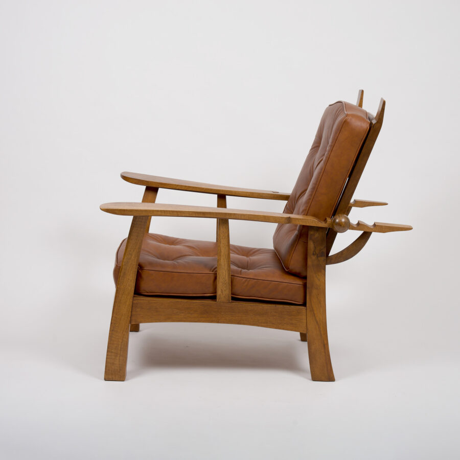 Rare Kanadier armchair by Hugo Gorge