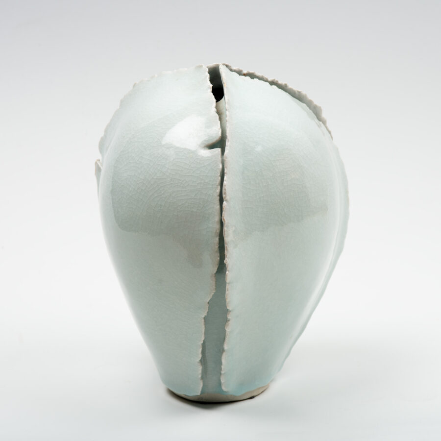 Erik Pløen unique porcelain vase