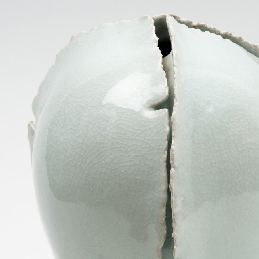 Erik Pløen unique porcelain vase