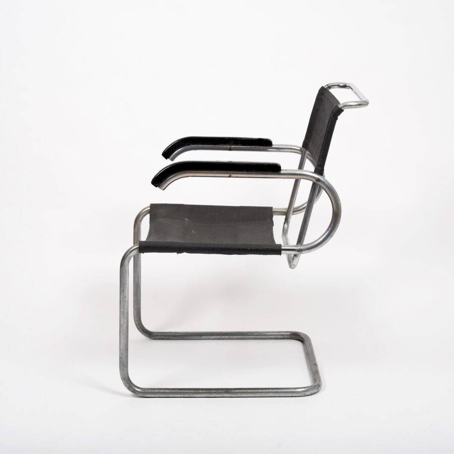 Vintage B55 armchair by Marcel Breuer