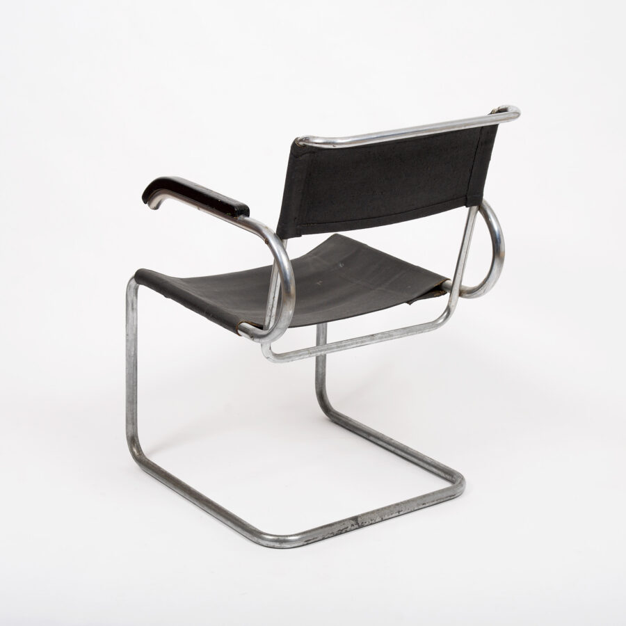 Vintage B55 armchair by Marcel Breuer