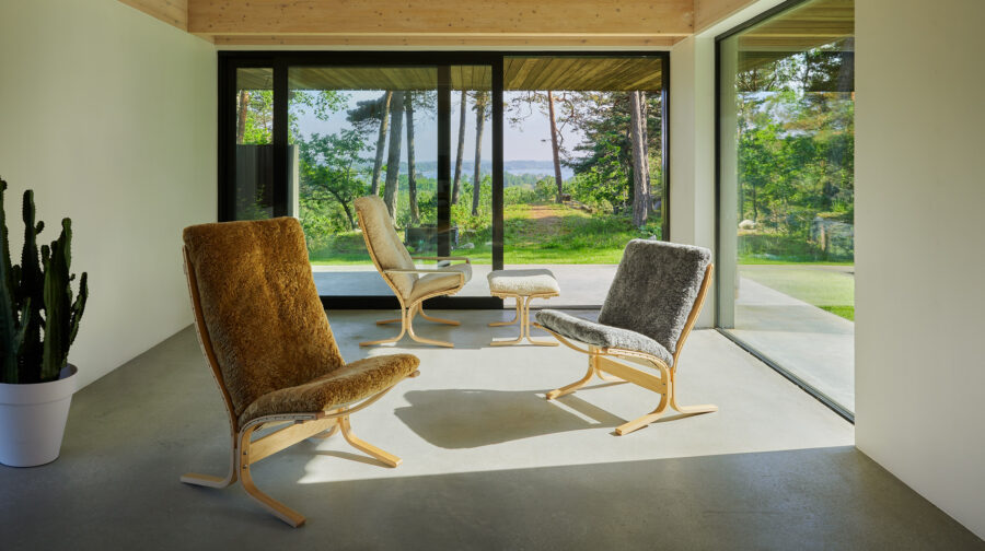 Siesta Ovis Høy Armstol design Ingmar Relling