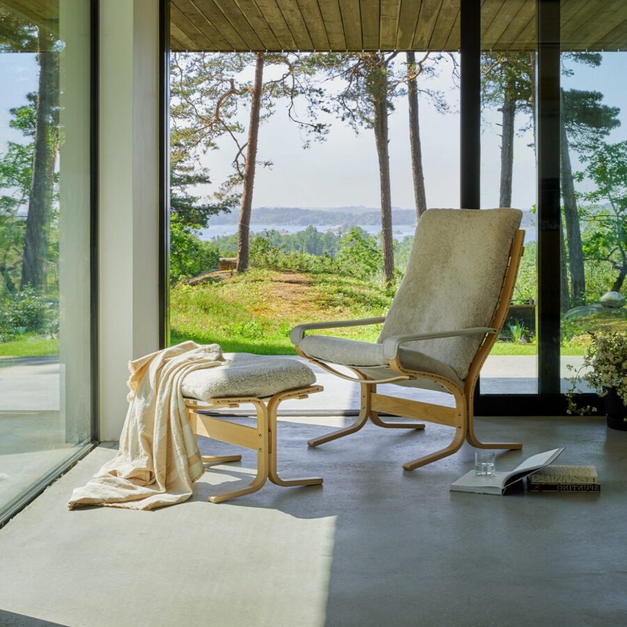 Siesta Ovis Høy Armstol design Ingmar Relling