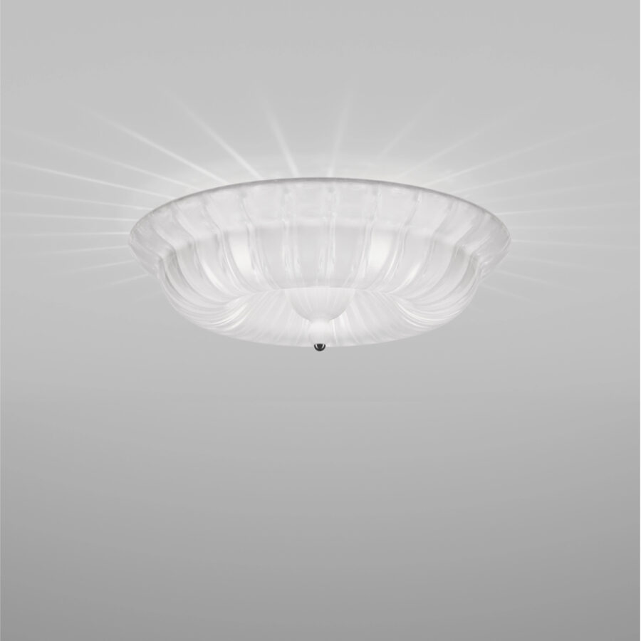 Novecento glass ceiling lamp by Vistosi Murano