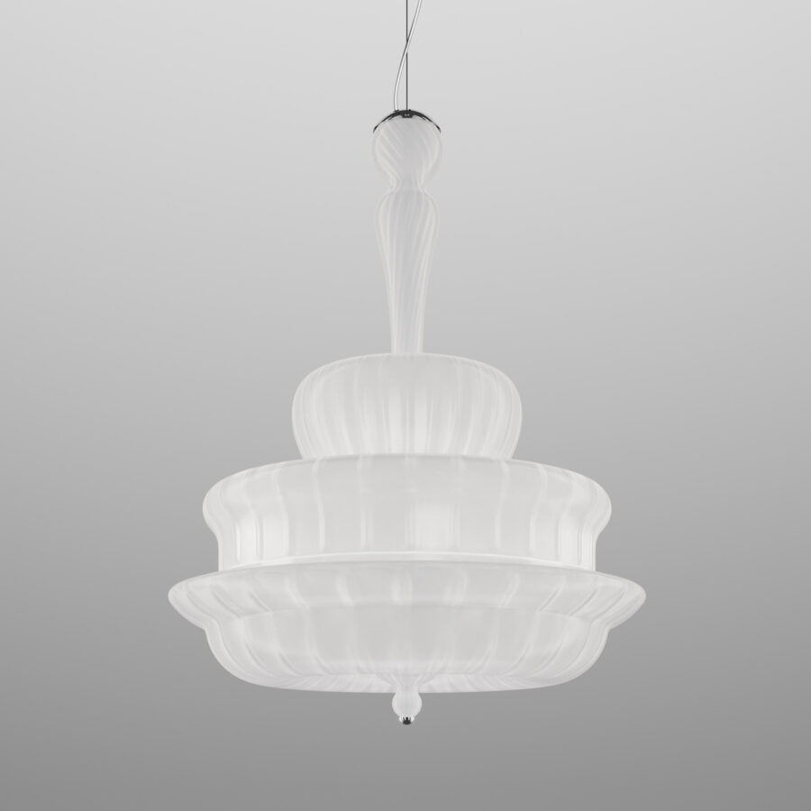 Novecento glass pendellampe fra Vistosi Murano