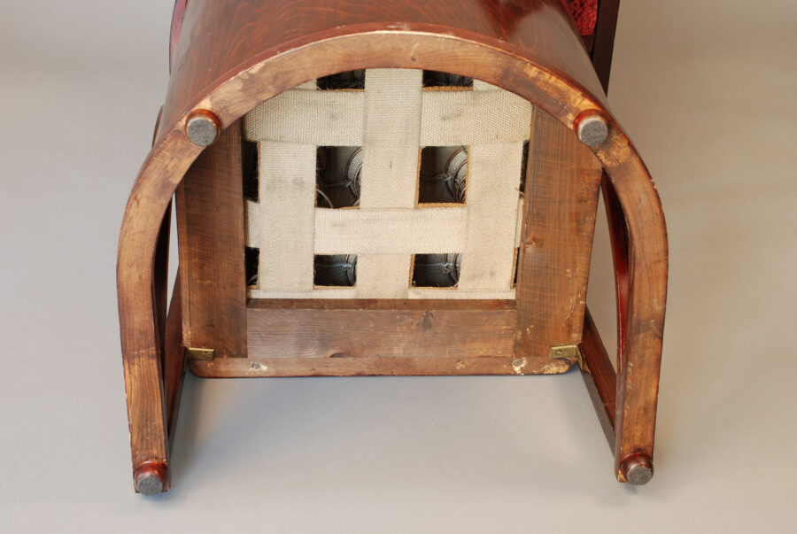 A pair of vintage armchairs by Josef Hoffmann