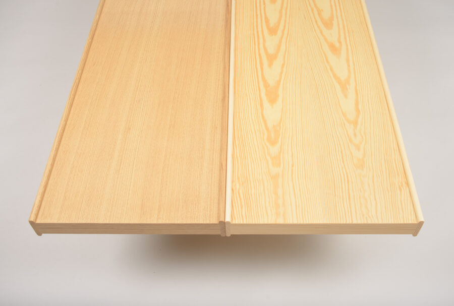 Krobo benk spesialutgave, furu design T. Afdal