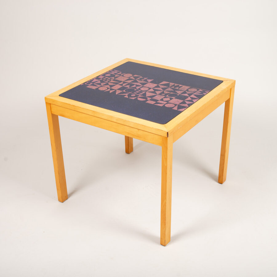 A rare small table by Arne Jon Jutrem