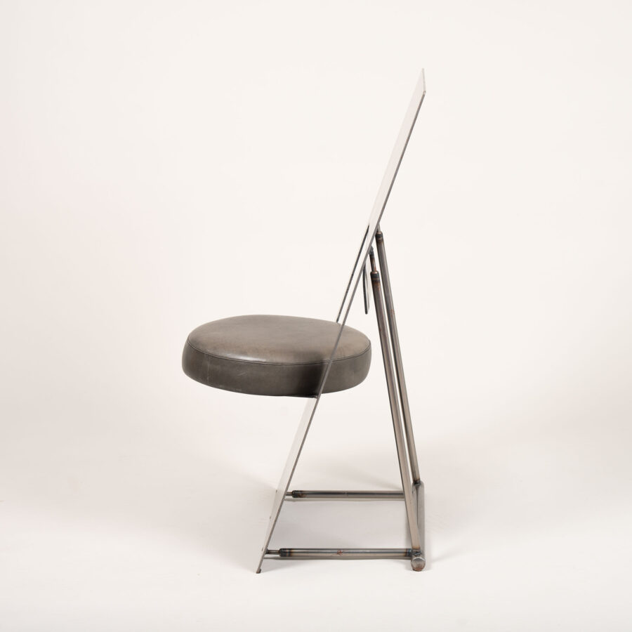 A pair of postmodern chairs
