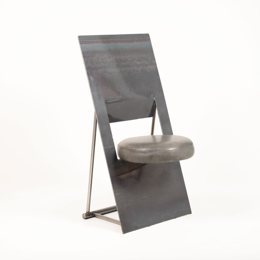 A pair of postmodern chairs