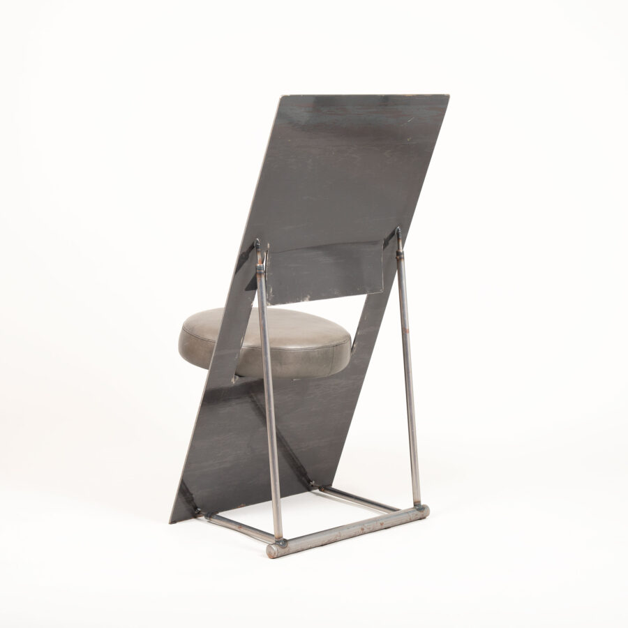 A pair of postmodern chairs