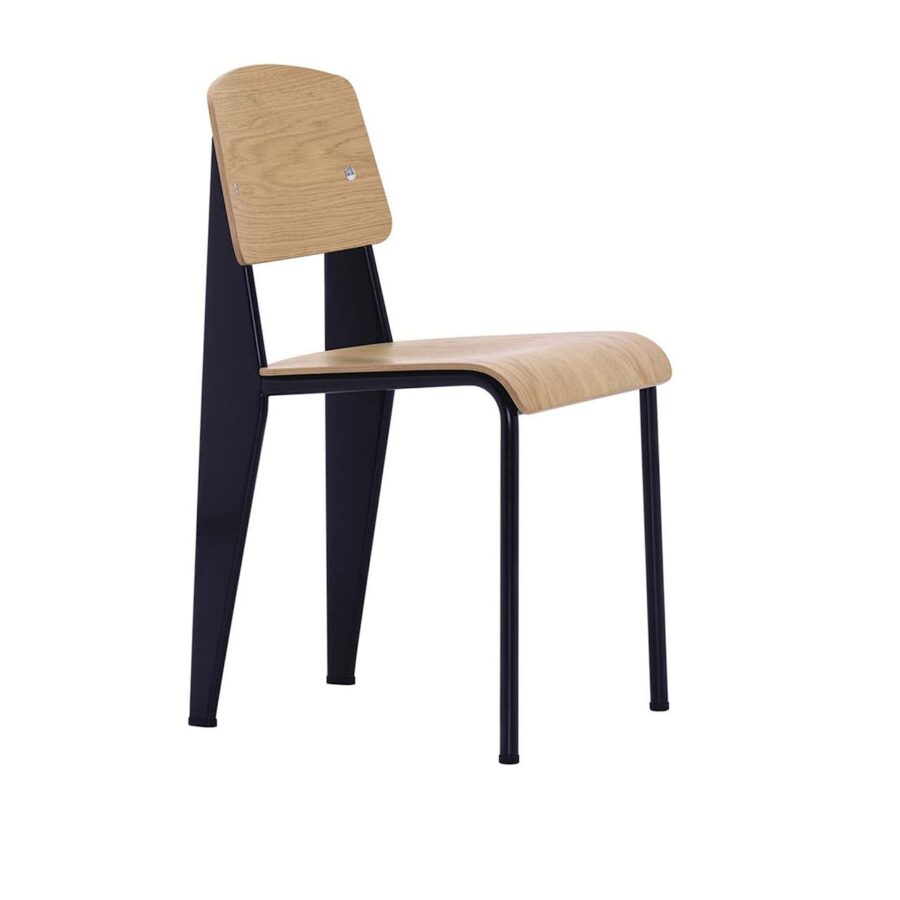 Standard stol deep black design Jean Prouvé utstillingsmodell 30% rabatt