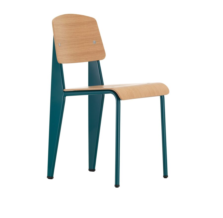 Standard stol blue dynastie design Jean Prouvé Utstillingsmodell 30% rabatt