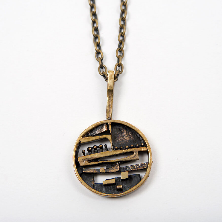 Bronse halskjede design Jorma Laine