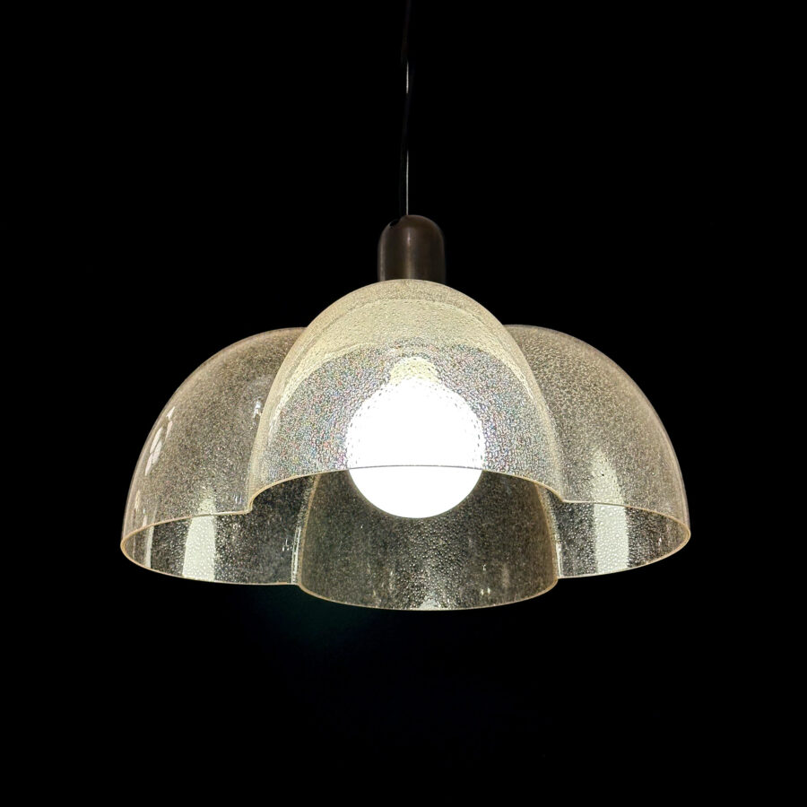 Vintage Mazzega glass pendant LS 111