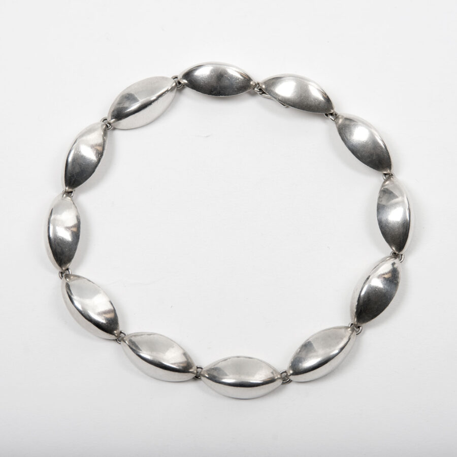 Vintage Silver Necklace by Bent Knudsen