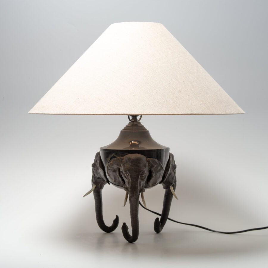 Early 1900´s elephant lamp