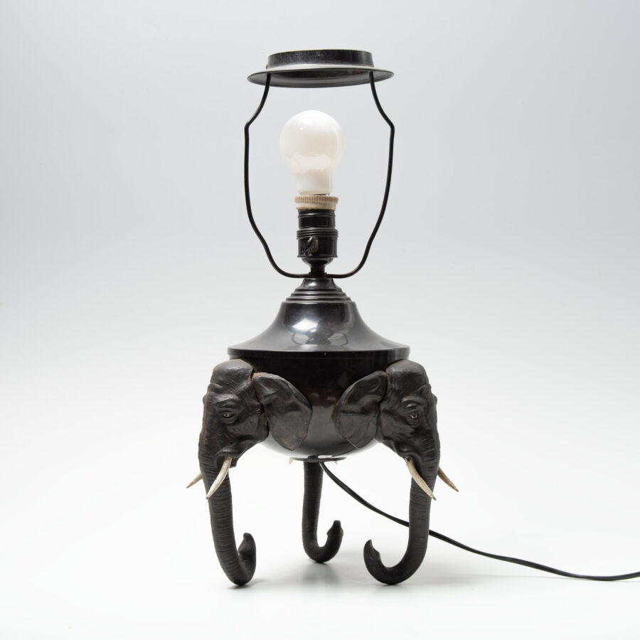 Early 1900´s elephant lamp