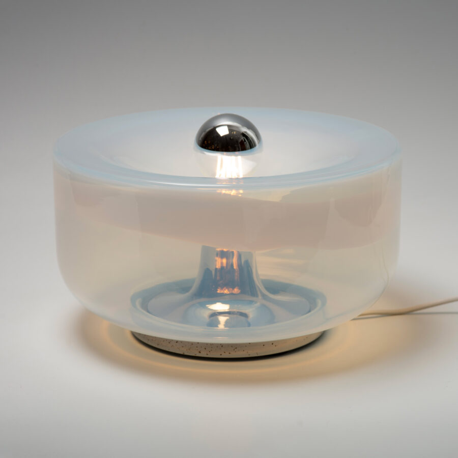Murano glass lamp by Mazzega