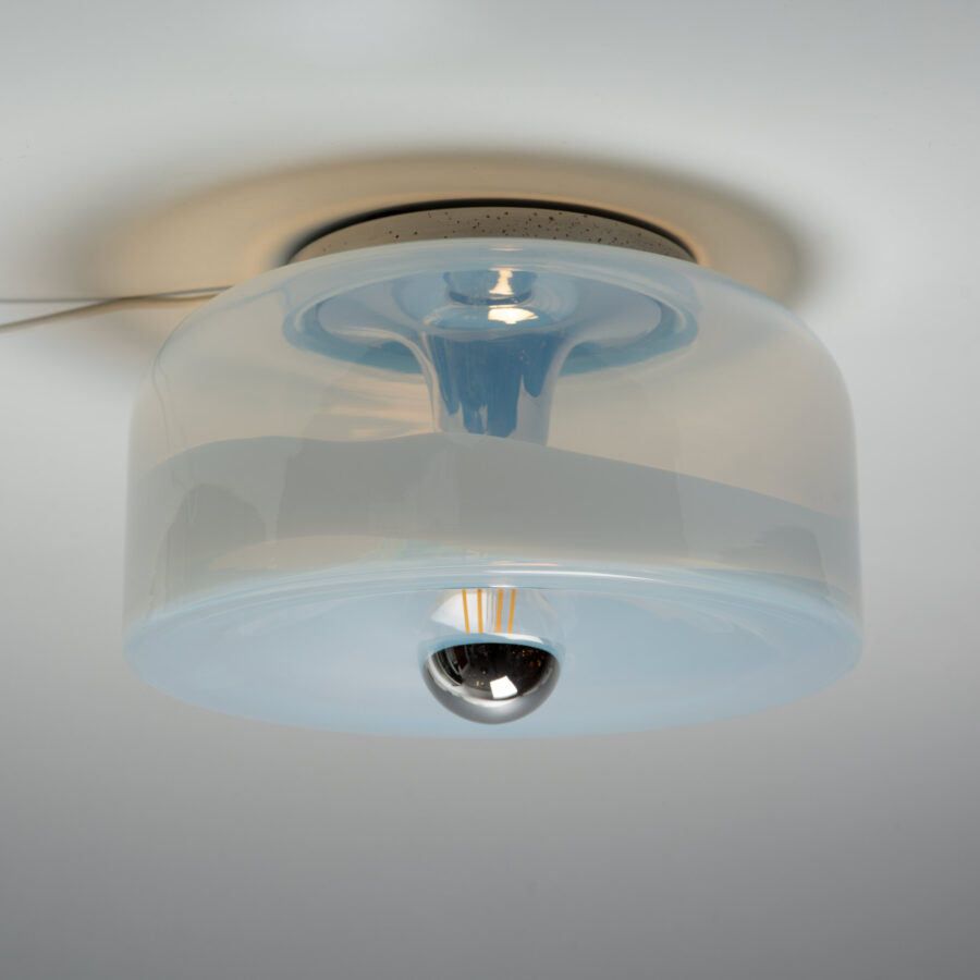 Murano glass lamp by Mazzega