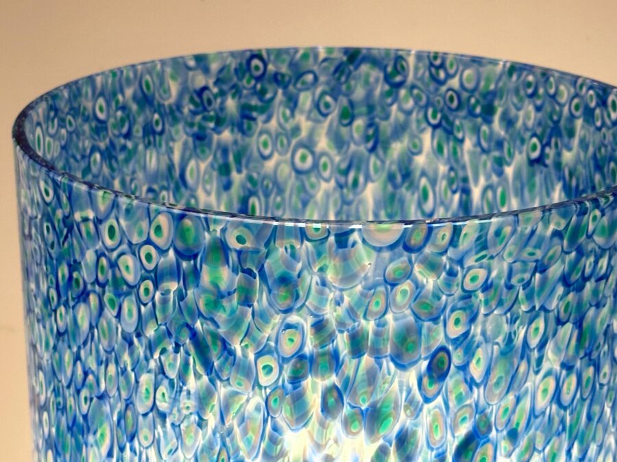 Vintage art-glass lamp by Vistosi